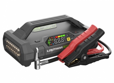 LOKITHOR 12V 3000A LiFePO4 starta palīgiekārta JA3000 PRO ar 150PSI kompresoru