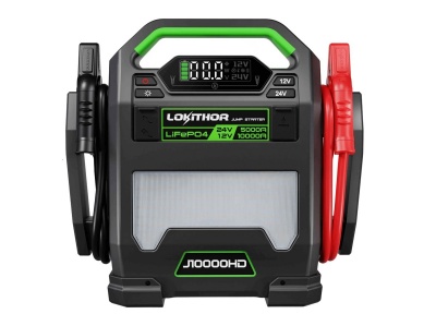 LOKITHOR 12V /24V 10000A 256Wh starta palīgiekarta