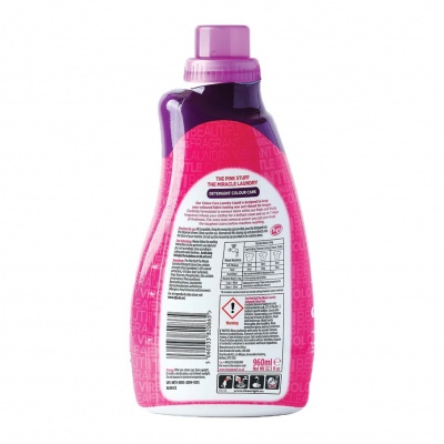 THE PINK STUFF krāsu saudzējošs veļas mazgāšanas līdzeklis 960ml