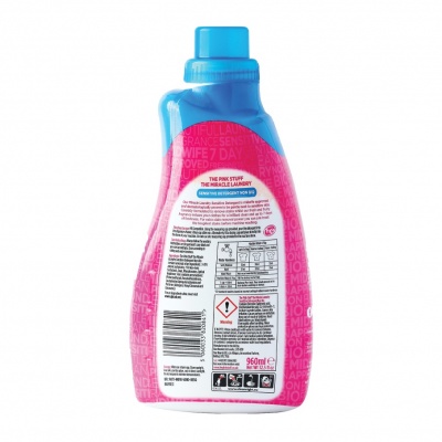 THE PINK STUFF Non Bio veļas mazgāšanas līdzeklis jutīgai ādai 960ml