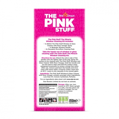 THE PINK STUFF logu tīrīšanas komplekts 850ml