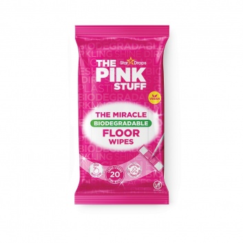 THE PINK STUFF mitrās salvetes grīdas tīrīšanai 20gab