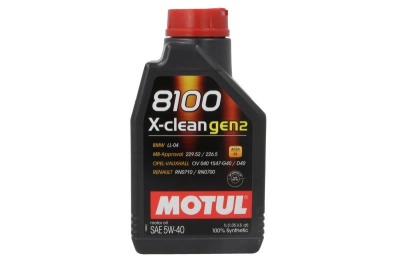 5W40 MOTUL 8100 X-CLEAN GEN2 1L DPF