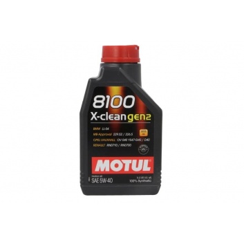 5W40 MOTUL 8100 X-CLEAN GEN2 1L DPF