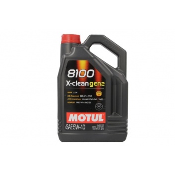 5W40 MOTUL 8100 X-CLEAN GEN2 5L DPF
