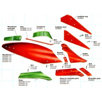 Lauksaimniecības agregātu rezerves daļas