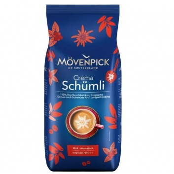 Movenpick Caffè Crema Schümli kafijas pupiņas 1000g