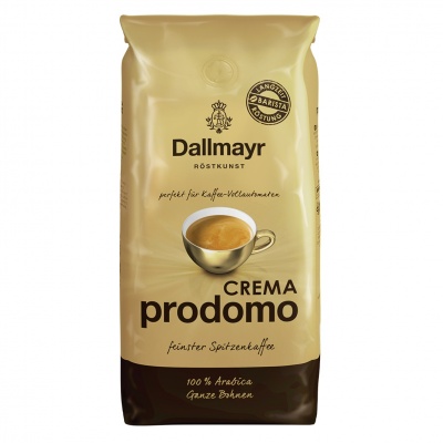 Dallmayr Crema prodomo kafijas pupiņas 1000g