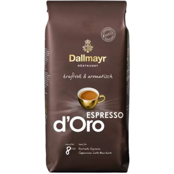 Dallmayr Espresso d’Oro kafijas pupiņas 1000g