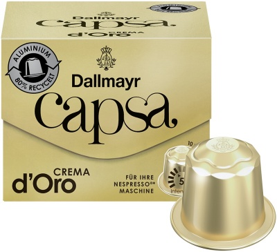 Dallmayr Capsa Crema d’Oro kafijas kapsulas 10 gab