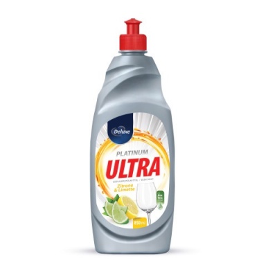 Deluxe Ultra Platinum trauku mazgāšanas līdzeklis ar citronu smaržu 850ml