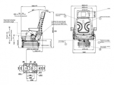 Sēdeklis Star STPlus TV1, Velūra